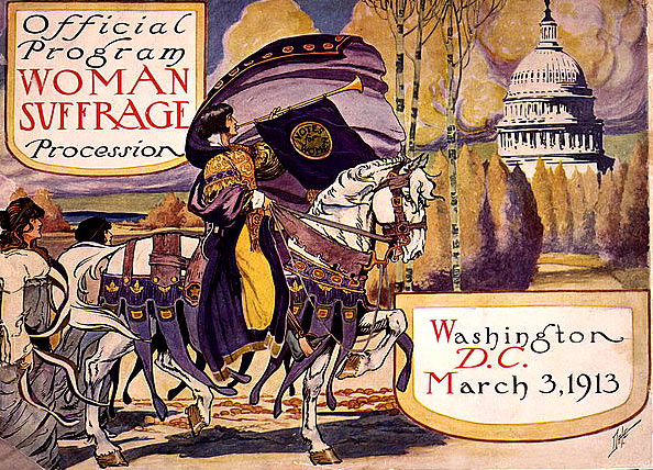 Official program of the Woman Suffrage Procession, March 3, 1913